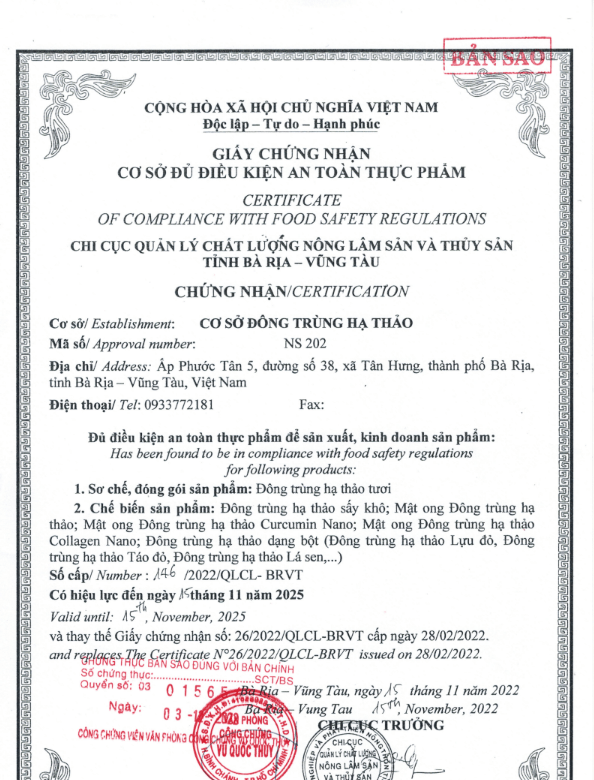 chung nhan an toan thuc pham 1